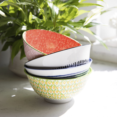 Миска Kitchen Craft RED DAMASK, кераміка, діам. 16 см, 500 мл