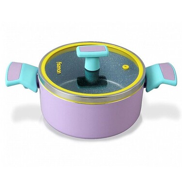 Кастрюля Fissman 20x9 см/2,8 л BORA BORA с крышкой (4442)