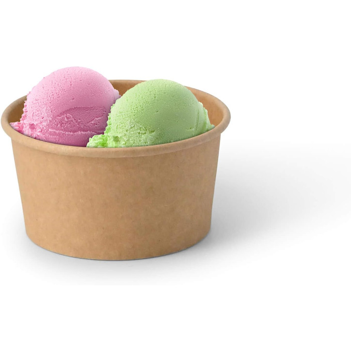 Набір паперові стаканчики для морозива 1000 шт. 100 мл BIOZOYG