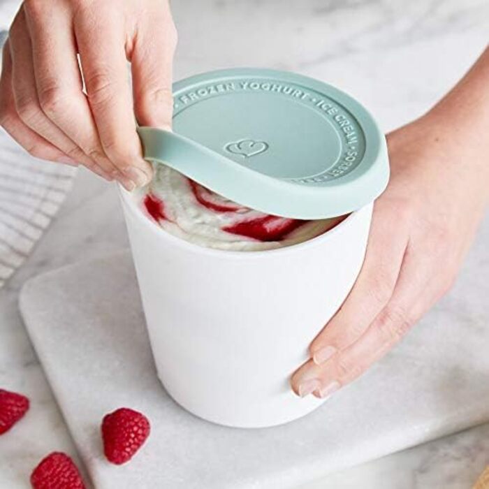 Машина для морозива з нержавіючої сталі зі знімним контейнером 150 Вт Springlane