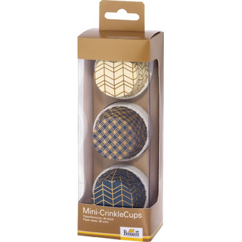 Набір форм для випічки маленький, 36 шт, 5 см, бежевий / синій / золотий, Little Things RBV Birkmann