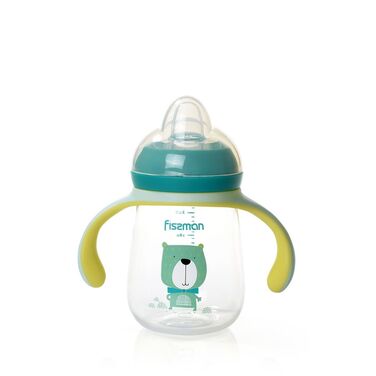 Пляшка для годування Fissman 260 мл з ручками (6908)