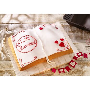 Форма для випічки у вигляді книги велика, 34 х 25 х 4,5 см, RBV Birkmann