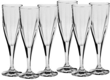 Бокалы для шампанского Viktoria 180 мл 8763 BOHEMIA