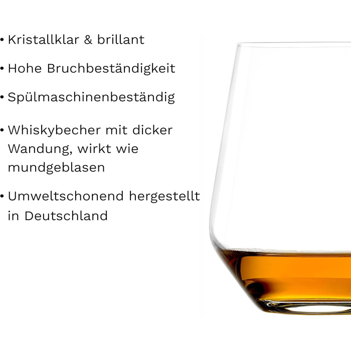 Набір склянок для віскі 6 шт. 370 мл. Stlzle Lausitz Quatrophil