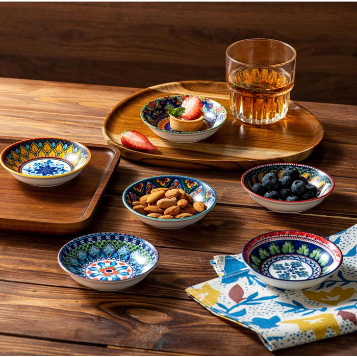 Набір з 6 керамічних мисок для соусу Besmeety