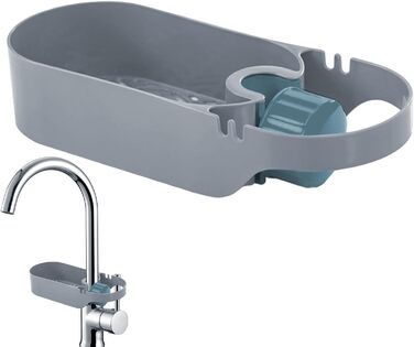 Органайзер для кухонної раковини, сірий 18 x 9,7 x 5 см Generic