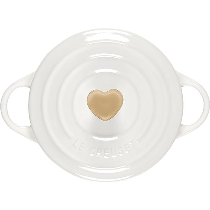 Мини-кокотница с крышкой 0,25 л Heart Le Creuset