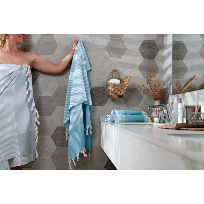 Полотенце Ardesto SPA 90х170см, 100% хлопок, аква