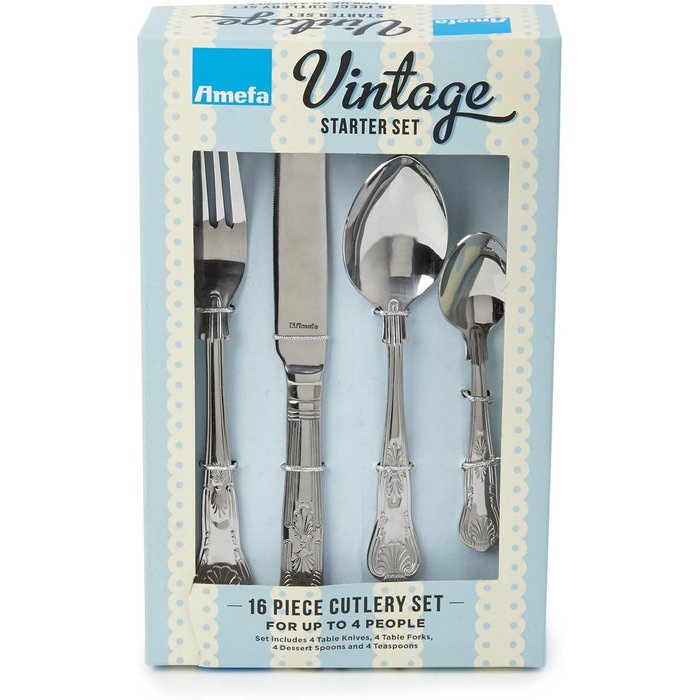Набор столовых приборов из нержавеющей стали, 16 предметов Amefa