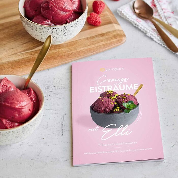 Мороженица 1,2 л с самоохлаждающимся компрессором 135 Вт Springlane Kitchen