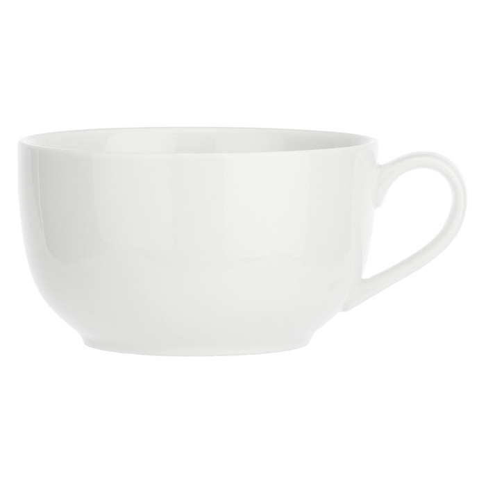 Чашка большая с блюдцем La Porcellana Bianca VILLADEIFIORI, фарфор, 450 мл