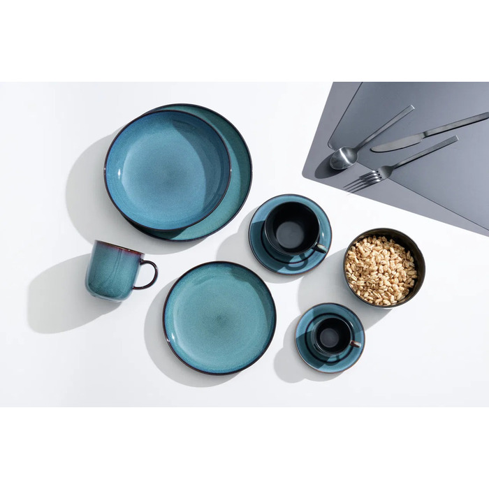 Набір тарілок на 4 персони, 8 предметів, синій BALI Ritzenhoff & Breker