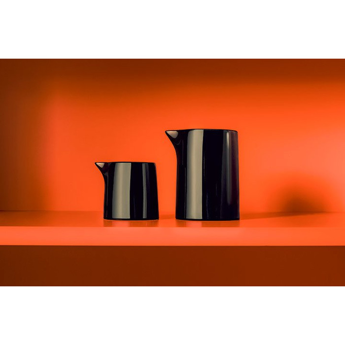 Глечик для молока 300 мл чорний Tonale Alessi