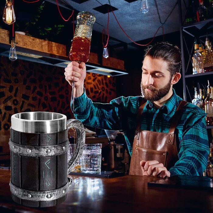 Термокухоль для пива 550 мл Viking Rune VOSSOT