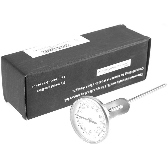 Термометр для молока з регульованим затиском 13 х 4,5 см Barista Coffee FTVOGUE