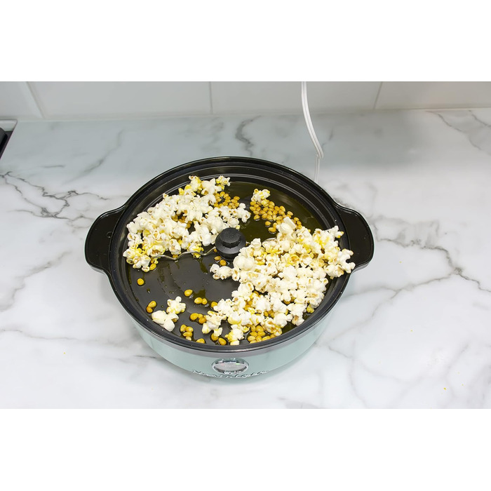 Апарат для попкорну 5,5 л у ретро-стилі бірюзовий Nostalgia