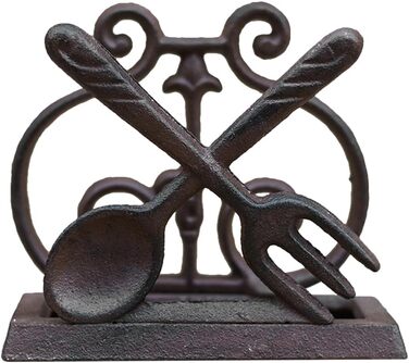 Тримач для серветок з чавуну 13 х 6,5 х 11,5 см Alipis