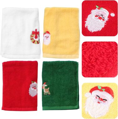 Набір з 4 різдвяних кухонних рушників 45 x 32 см Ciieeo