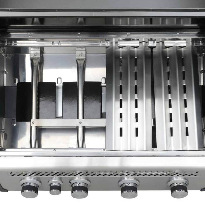 Газовый гриль SANTOS S-418 Black, с боковой и задней горелкой, черный 900297 Код: 010957