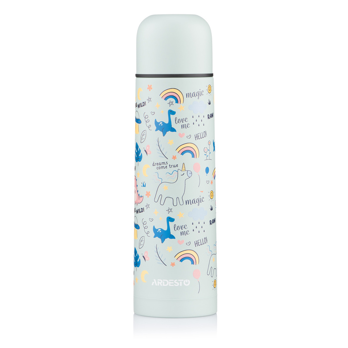 ARDESTO Термос Magic 500мл, нержавіюча сталь, сірий