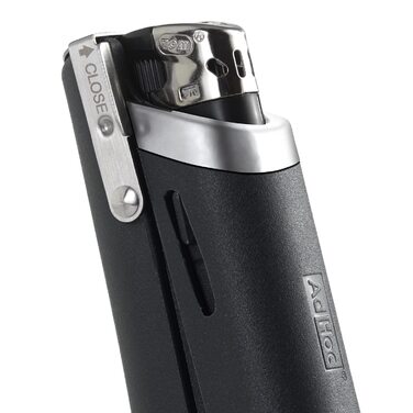 Подовжувач запальнички FIRE Палець, в т.ч. одноразова запальничка, пластик/нержавіюча сталь (чорний), 22