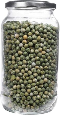 Набор банок 1 л с винтовой крышкой, 6 предметов, серебристый mikken