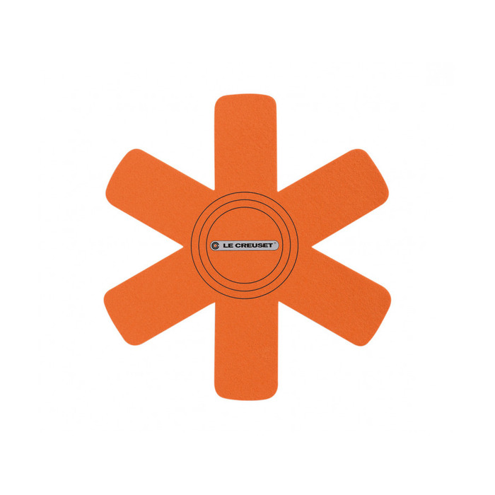 Захист для сковороди при зберіганні набір 3 предмета помаранчева Le Creuset
