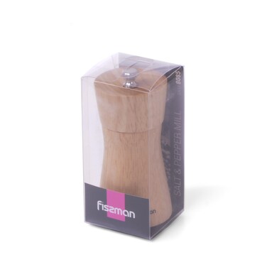 Мельница для соли и перца Fissman фигурная 11x5см механическая (8085)