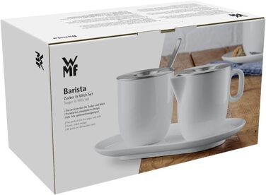 Цукорниця і молочник з підстаканником, набір 3 предмети Barista WMF