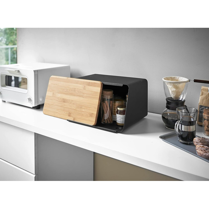 Хлібниця YAMAZAKI Tower, нержавіюча сталь, один розмір (чорний)