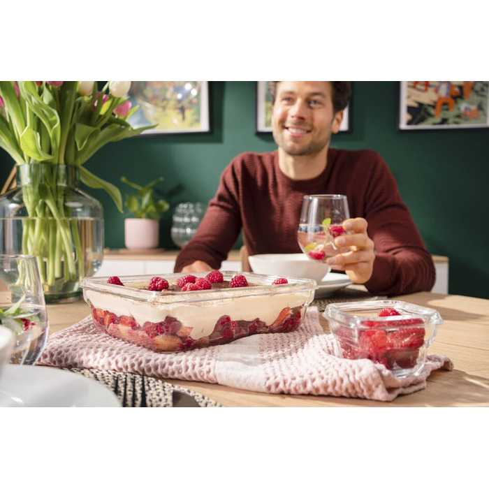 Форма універсальна з кришкою 2,0 л MASTERSEAL GLASS Tefal