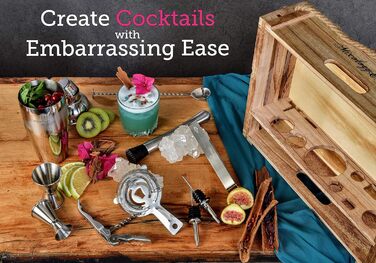 Набор шейкеров для коктейлей, 11 предметов Mixology & Craft