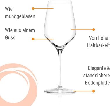 Келихи для білого вина 410 мл, набір 6 предметів, Starlight Stölzle Lausitz