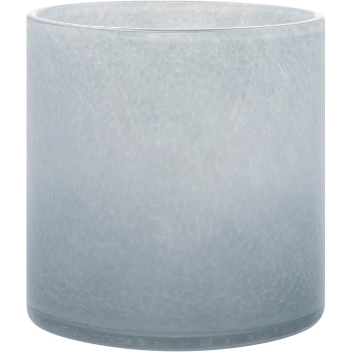 Свічник скляний, розмір M, 12 x 12 см блакитний SAGA Blomus
