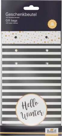 Набір подарункових пакетів, 6 шт, 11,5 x 18 см, Christmas Glamour RBV Birkmann