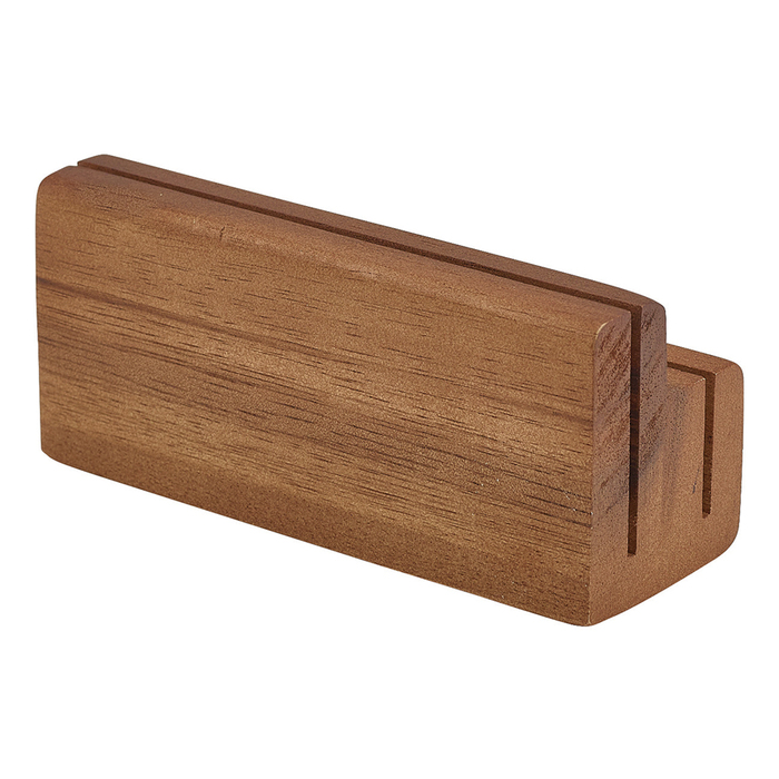 Меню-холдер 14*5*6 см, деревянный, акация, GenWare