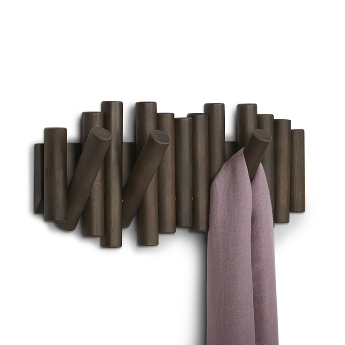 Вішалка настінна picket зістарений горіх Umbra