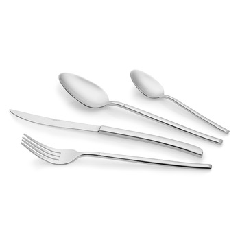 ARDESTO Набір столових приборів Black Mars Monza 24 пр., нержавіюча сталь