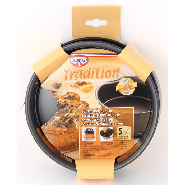 Форма для випічки розємна кругла Ø 18 см Tradition Dr. Oetker