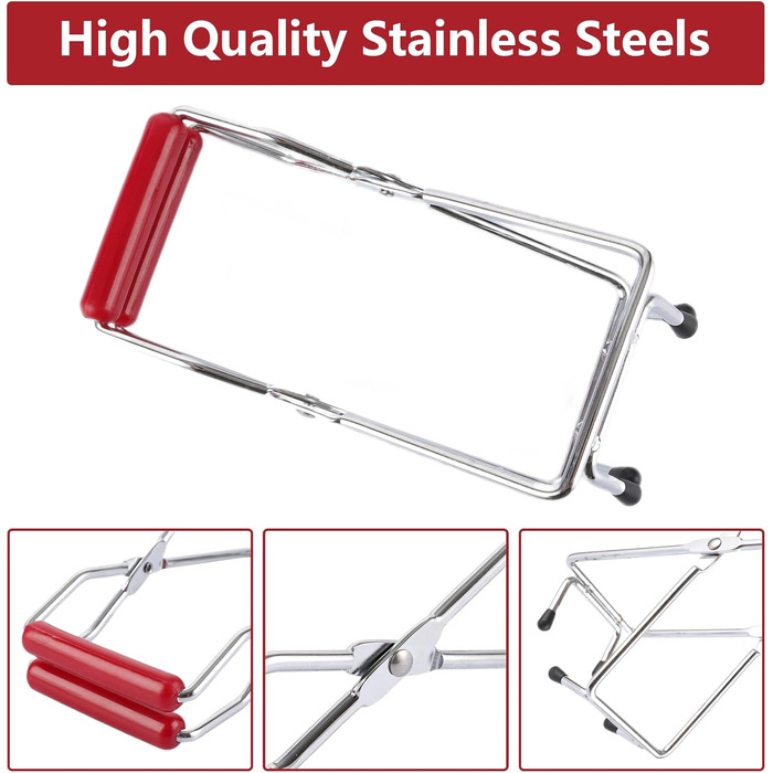 Підйомник для банок 2 шт червоний WOPPLXY