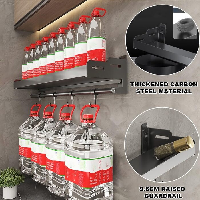 Настінний органайзер для кухонного приладдя 50 см Generisch