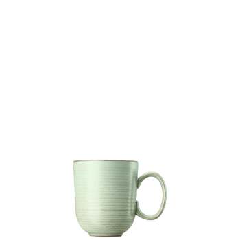 Чашка з ручкою 0,4 л, зелена Nature Leaf Thomas