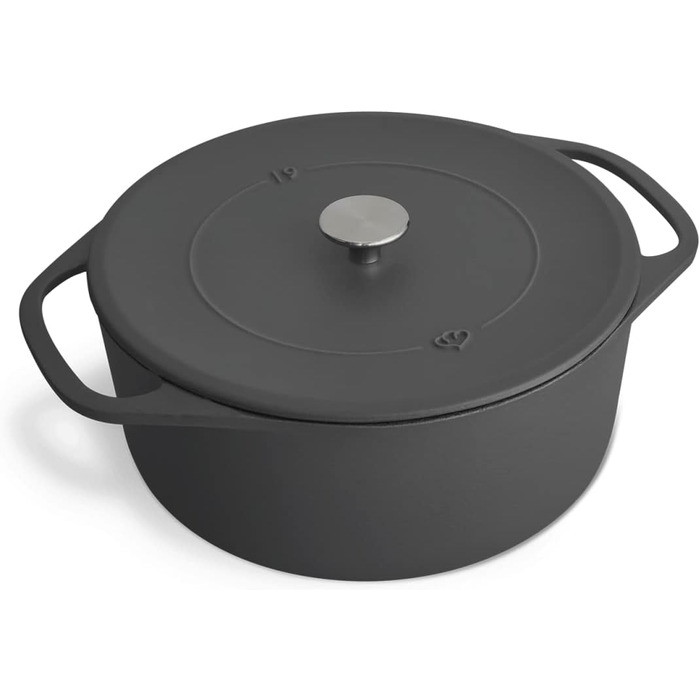 Кокотниця з кришкою 28 см, сірий Springlane Kitchen