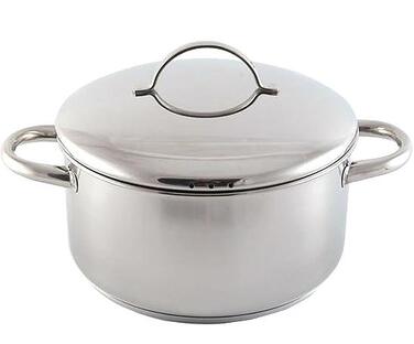 Кастрюля со стальной крышкой 24 см 5,4 л VENERA Fissman
