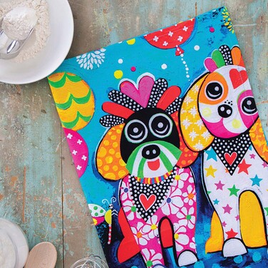 Рушник кухонний Maxwell Williams Oodles of Love LOVE HEARTS, бавовна, 50 х 70 см