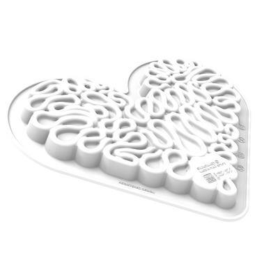 LEVEL HEARTS 580 Форма силіконова