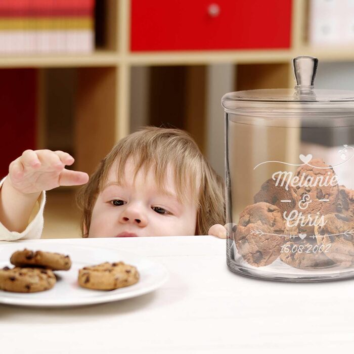 Банка для печенья с гравировкой GRAVURZEILE