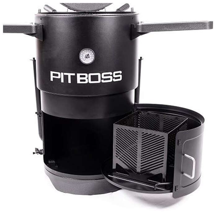 Угольный смокер Pit Boss Champion, бочковая форма, коптильня-гриль, 10806 Код: 011111