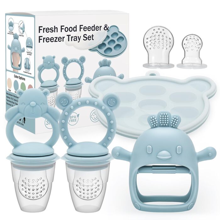 Набір силкіконових ніблерів для дітей 2 шт. CLDY